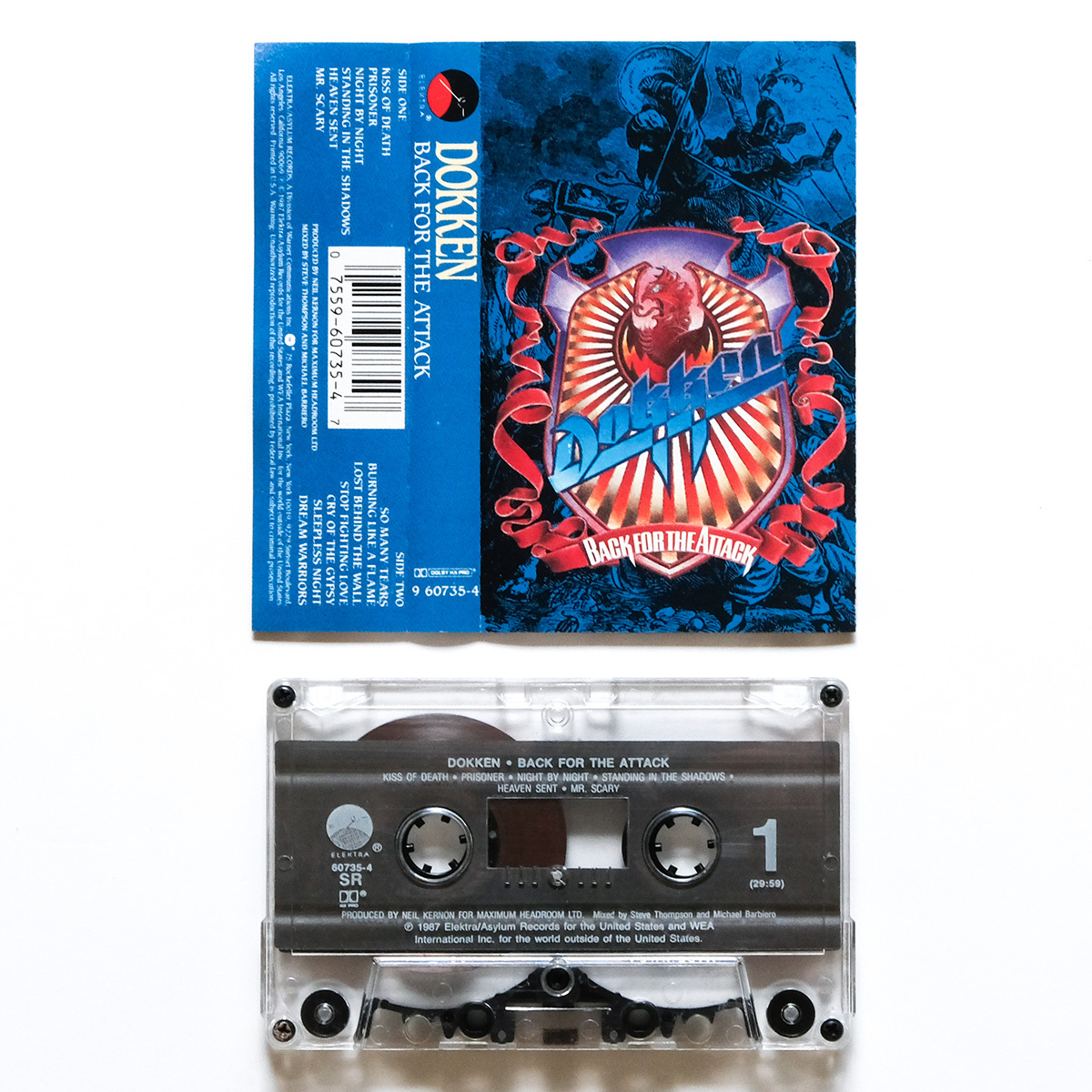 《US版カセットテープ》Dokken●Back For The Attack●ドッケン拍卖