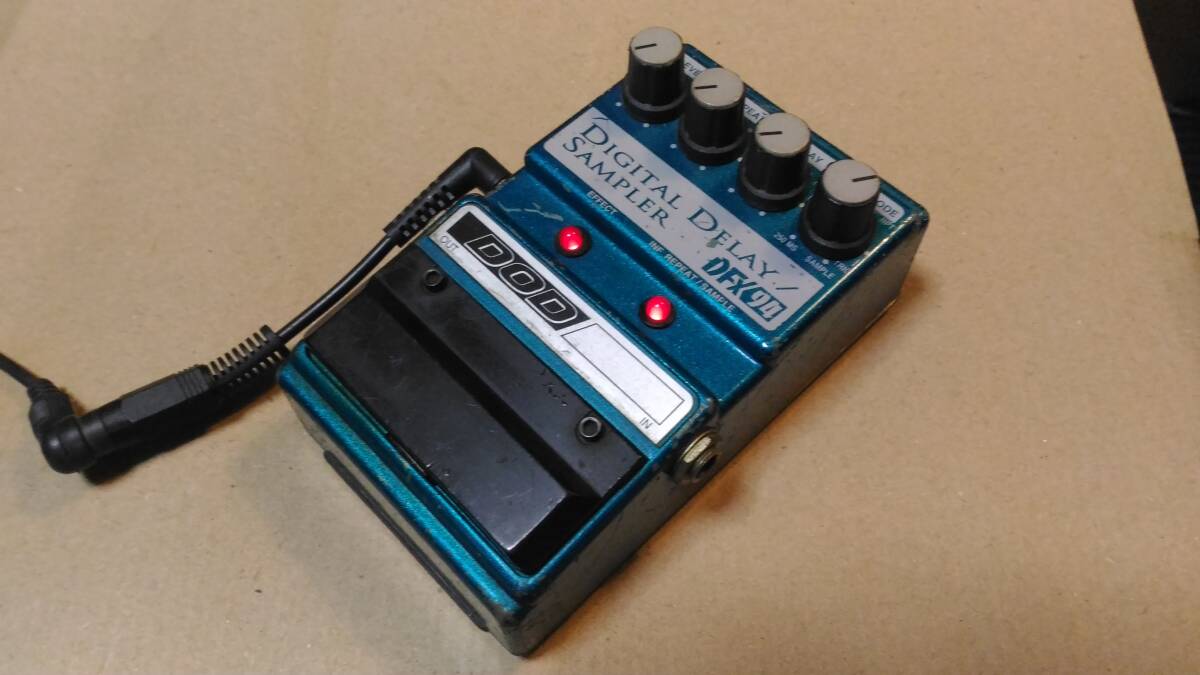 980円スタート! DOD DFX-94 DIGITAL DELAY / SAMPLER Made in USA! デジタル・ディレイ&サンプラー!! 電源のみOK!! 拍卖