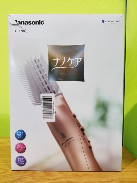 あ//J2288【良品・保管品】 パナソニック ナノケアドライヤー EH-KN89-PN ピンクゴールド くるくるドライヤー 動作品拍卖