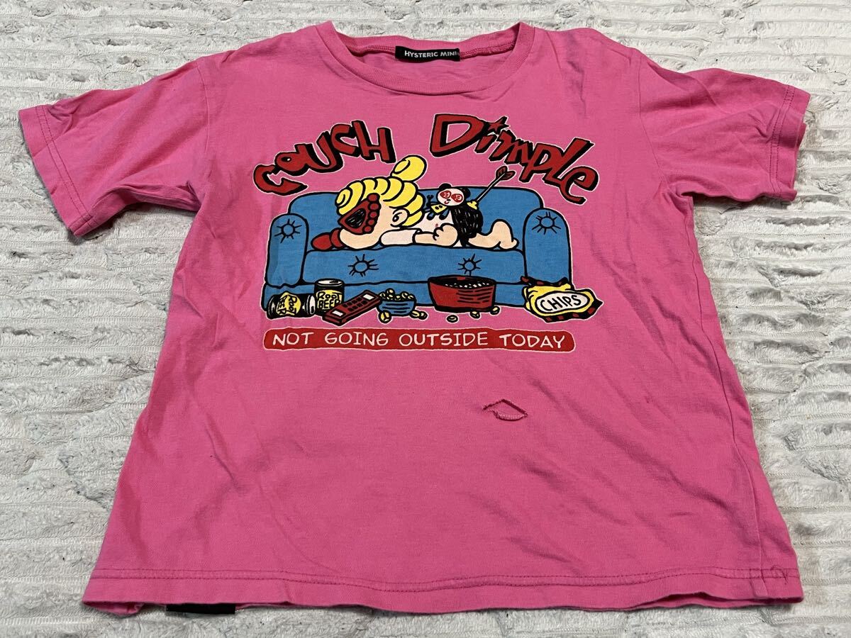 ヒステリックミニ 半袖Tシャツ難あり120拍卖