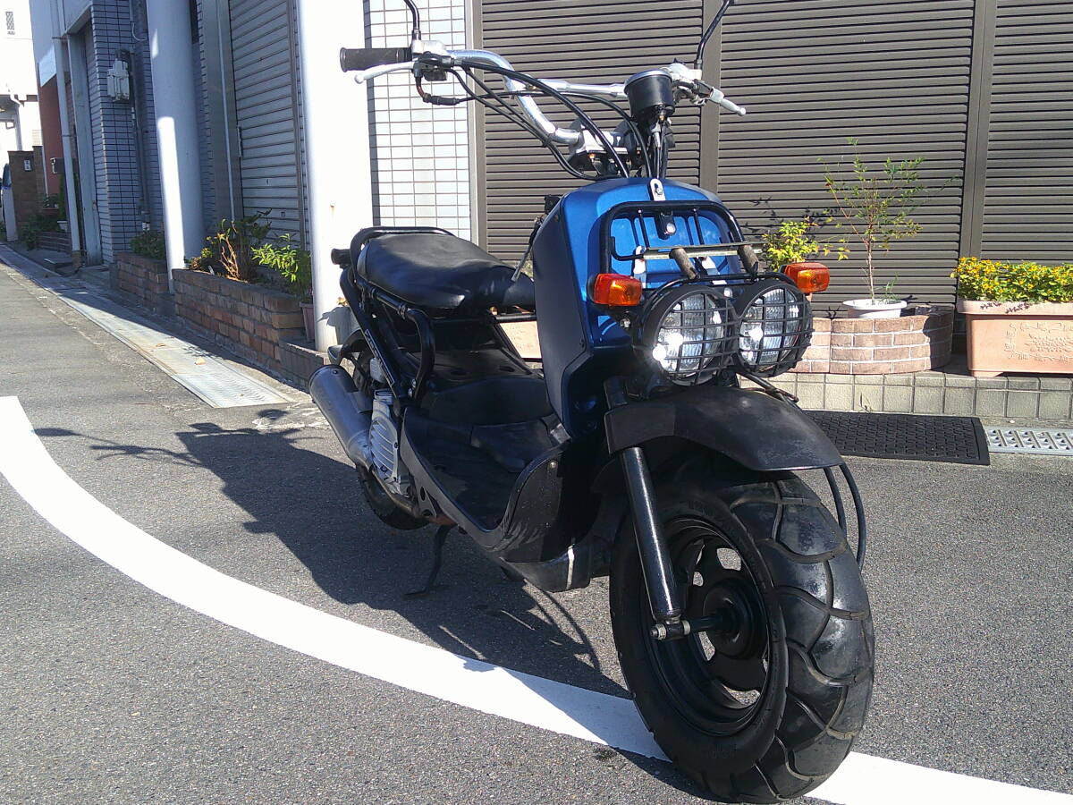 ホンダ ズーマー AF58 キャブ車 レストアベース車両 鍵・書類付き★エンジン異音無し確認済み 京都府城陽市ヨリ不動車両です拍卖