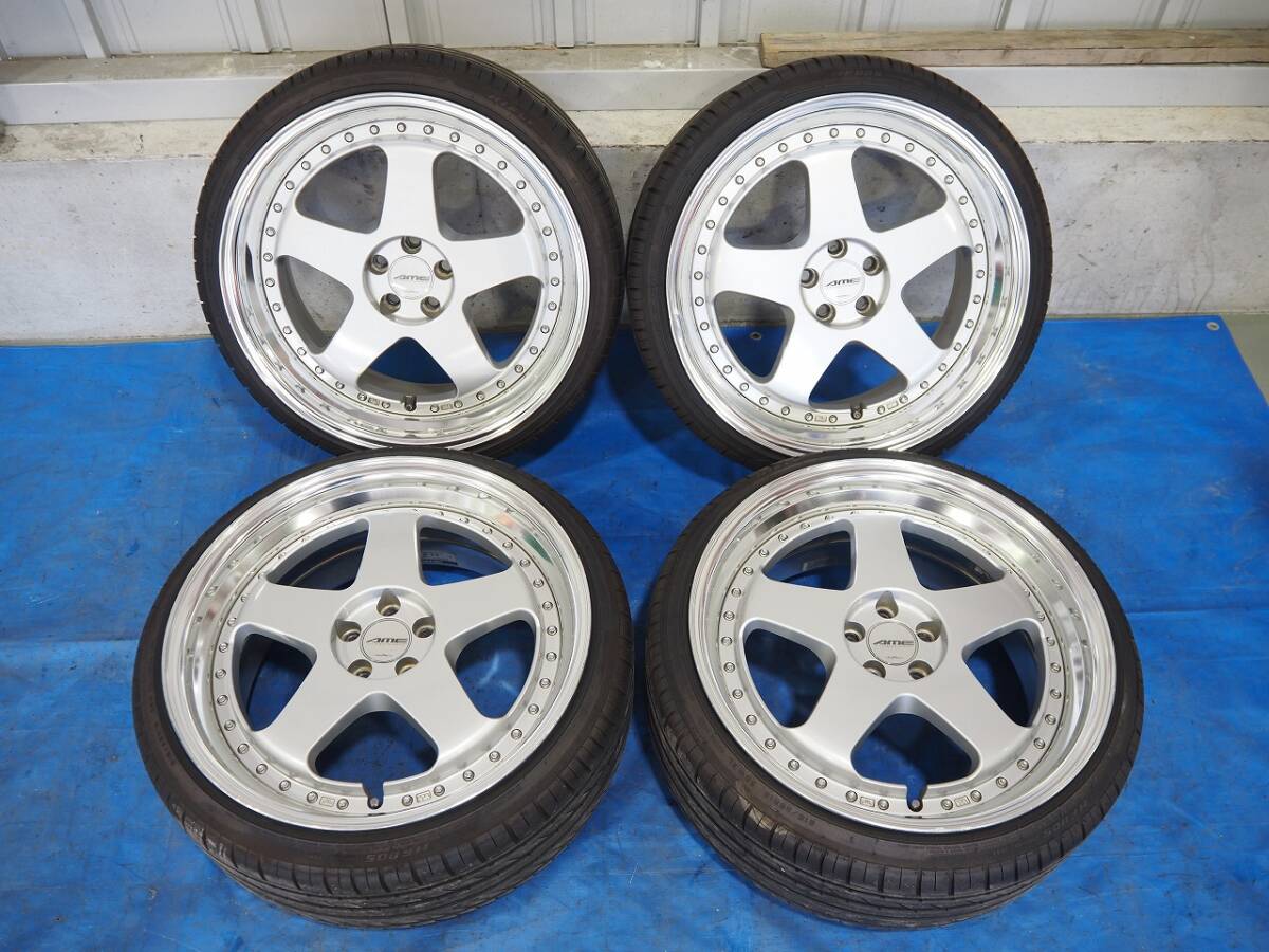 AME シャレン VFX 19インチ 9J +42 PCD100 5穴 HIFLY HF805 215/35R19 タイヤ ホイール 4本セット! SHALLEN ハイフライ 深リム B45拍卖