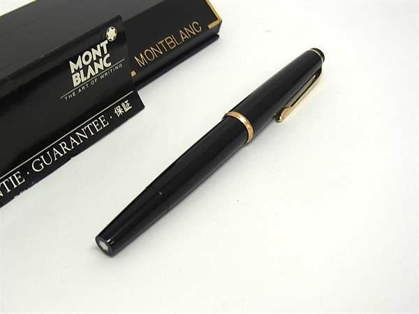 1円■美品■ MONT BLANC モンブラン No.32 ペン先 K14 585 14金 万年筆 筆記用具 文房具 ステーショナリー ブラック系×ゴールド系 HE2264拍卖