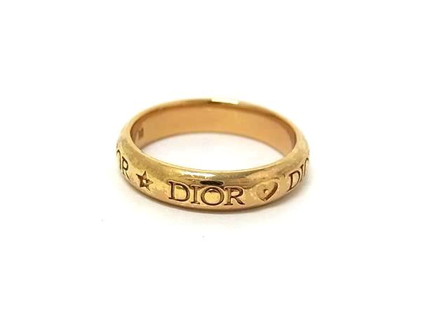 1円 ChristianDior クリスチャンディオール トレゾール リング 指輪 アクセサリー 表記サイズ M (約14号) レディース ゴールド系 HE1796拍卖