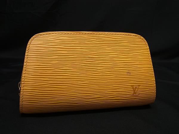 1円 LOUIS VUITTON ルイヴィトン M48449 エピ ドーフィーヌPM ポーチ マルチケース 小物入れ レディース タッシリイエロー HD0446拍卖