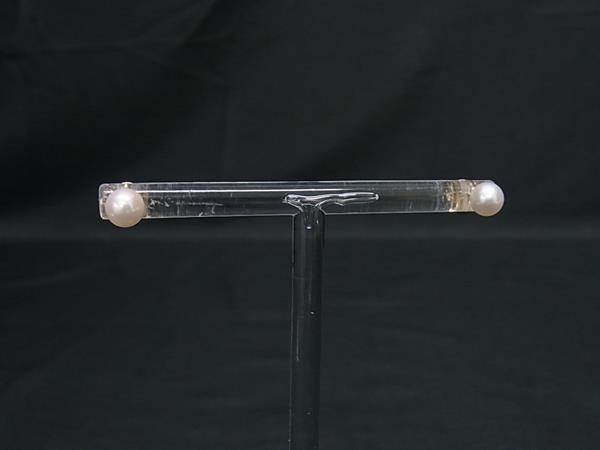 1円 ■美品■ MIKIMOTO ミキモト 本真珠 アコヤ真珠 パール 約5mm K18 18金 総重量 約1.34g ピアス アクセサリー アイボリー系 FZ6010拍卖