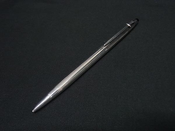 1円 Caran d’Ache カランダッシュ ノック式 シャープペンシル 筆記用具 文房具 ステーショナリー シルバー系 HE2237拍卖