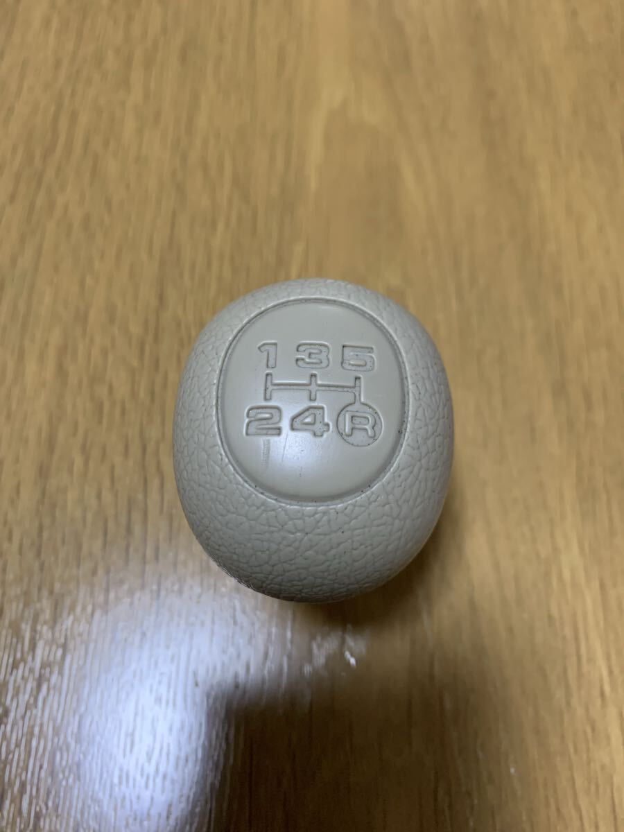 ダイハツエッセL235 245 純正シフトノブ ベージュ 程度良拍卖