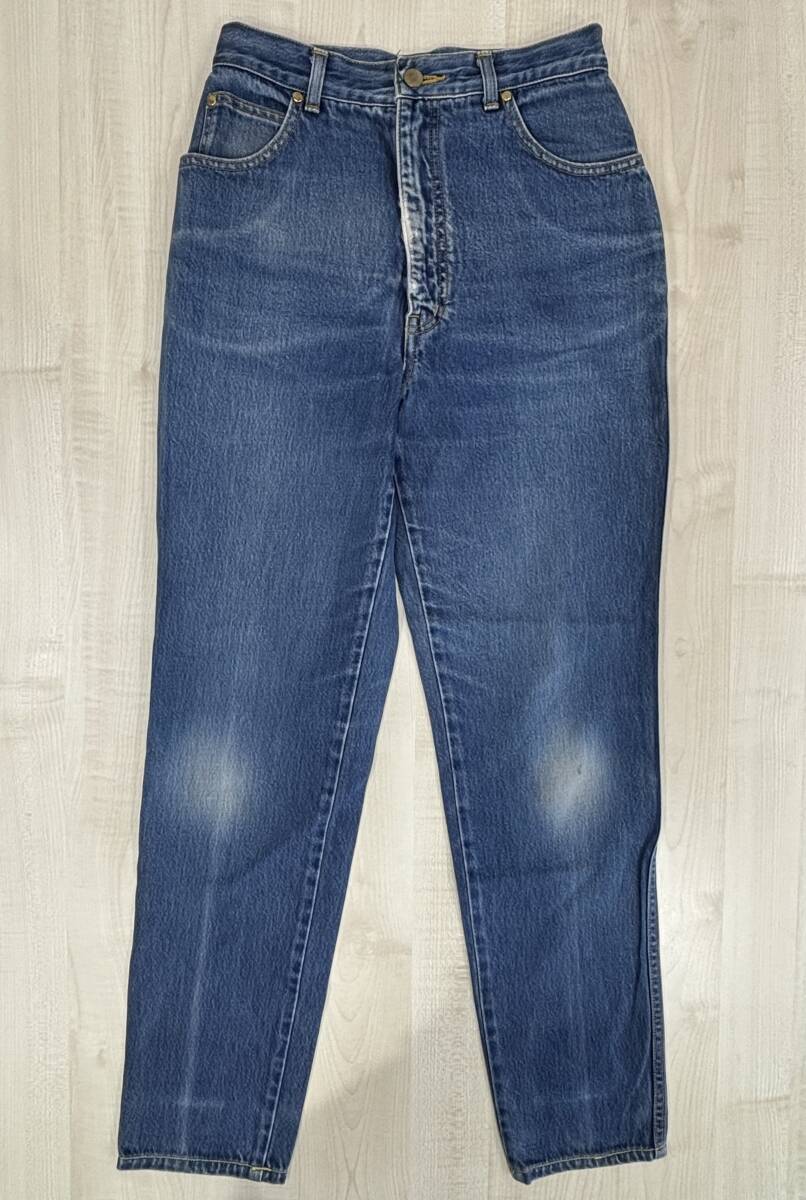 1円 中古 YVES SAINT LAURENT イヴサンローラン デニムパンツ ジーパン コットン サイズ40 レディース 古着 ヴィンテージ【AW00623】拍卖