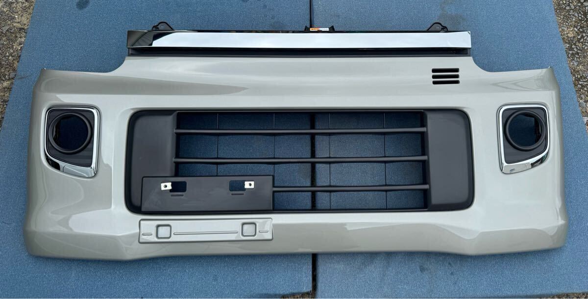 超美品 スズキ DA17W エブリイワゴン 純正フロントバンパー モスグレーメタリック WBW拍卖