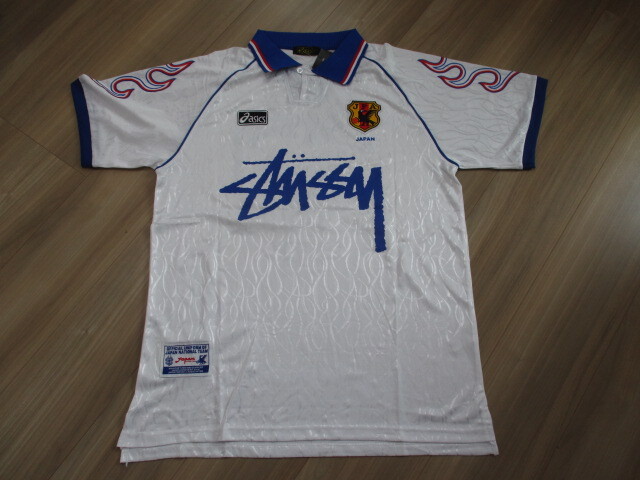 新品 W杯 ワールドカップ レプリカユニホーム STUSSY ゲームシャツ ホワイト XL 半袖 サッカー フットサル 数量限定拍卖