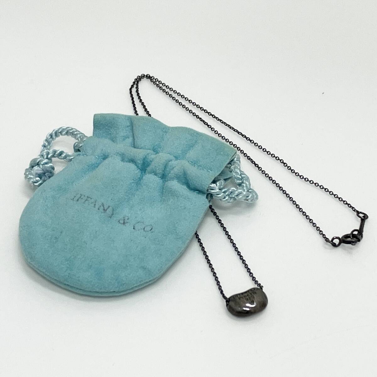 TIFFANY &CO ティファニー ネックレス エルサペレッティ ビーン SV925 シルバー 銀 925 アクセサリー 中古拍卖