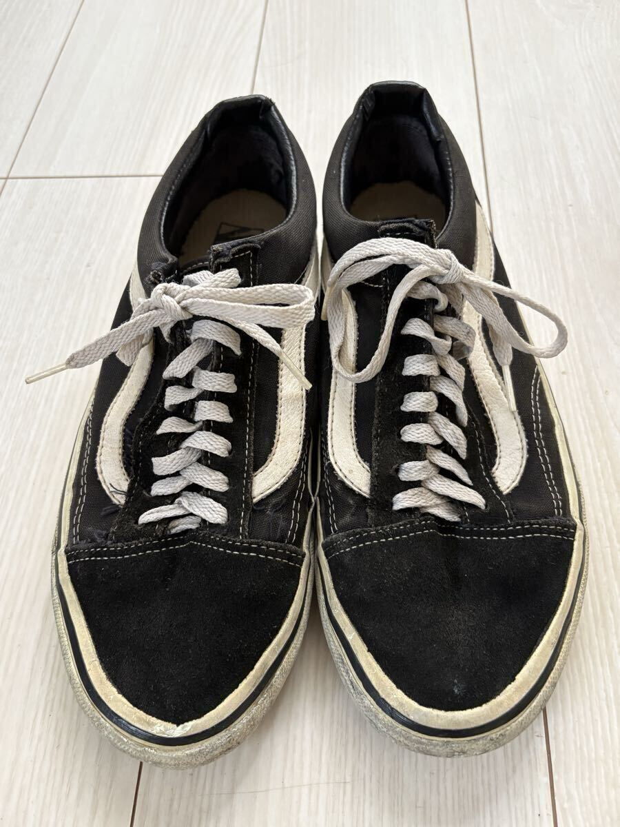 90s USA製 VANS オールドスクール ブラック ヴィンテージ アメリカ製 OLD SKOOL バンズ ビンテージ 90年代 JAZZ 黒 9 27 バンズ スニーカー拍卖