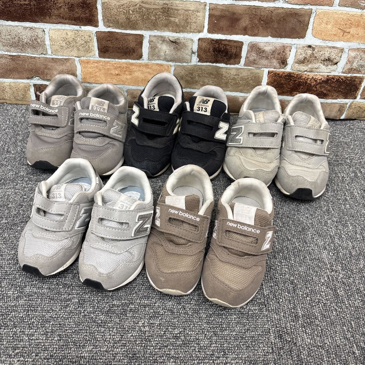 ●1円スタート●New Balance ニューバランス 子供用スニーカー まとめ売り 13cm-15.5cm ベビーシューズ キッズシュー 靴 996他 HS7363拍卖