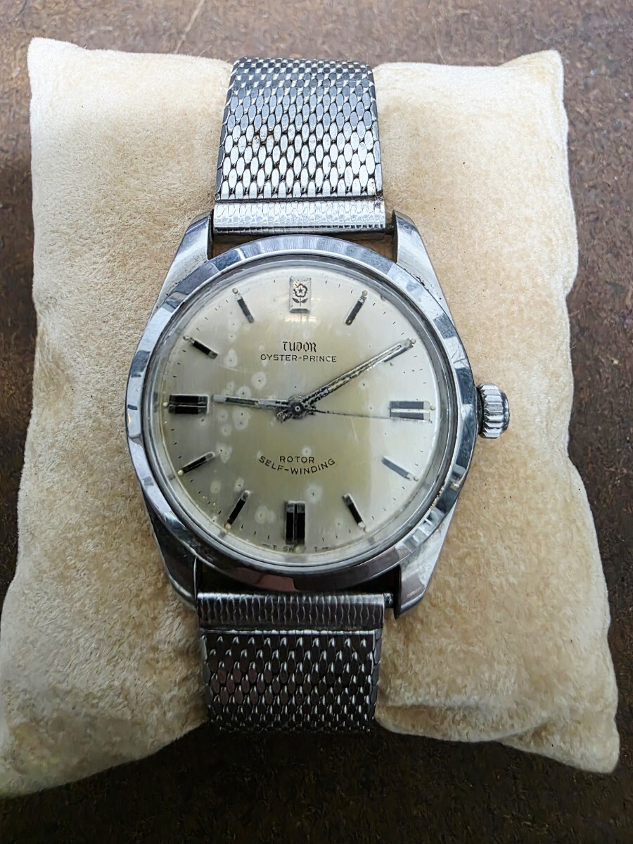 【F247】 TUDOR チューダー チュードル オイスタープリンス ビッグローズ 自動巻き 稼働品 社外ベルト ヴィンテージ メンズ 腕時計 拍卖