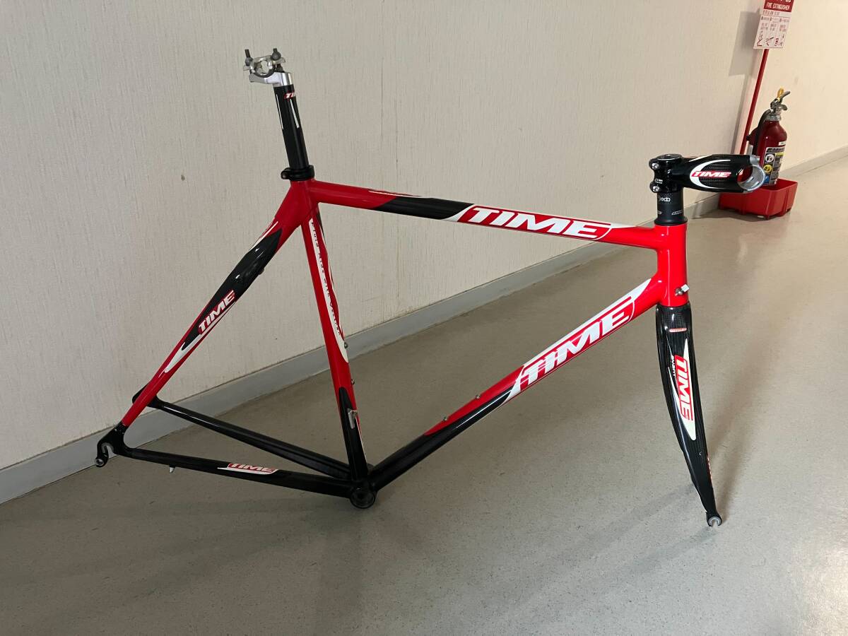 TIME タイム VX SPECIAL PRO ボンジュールレプリカ カーボン ラグ 超激レア超美品 AVANTフォーク シートポスト ステム付き拍卖
