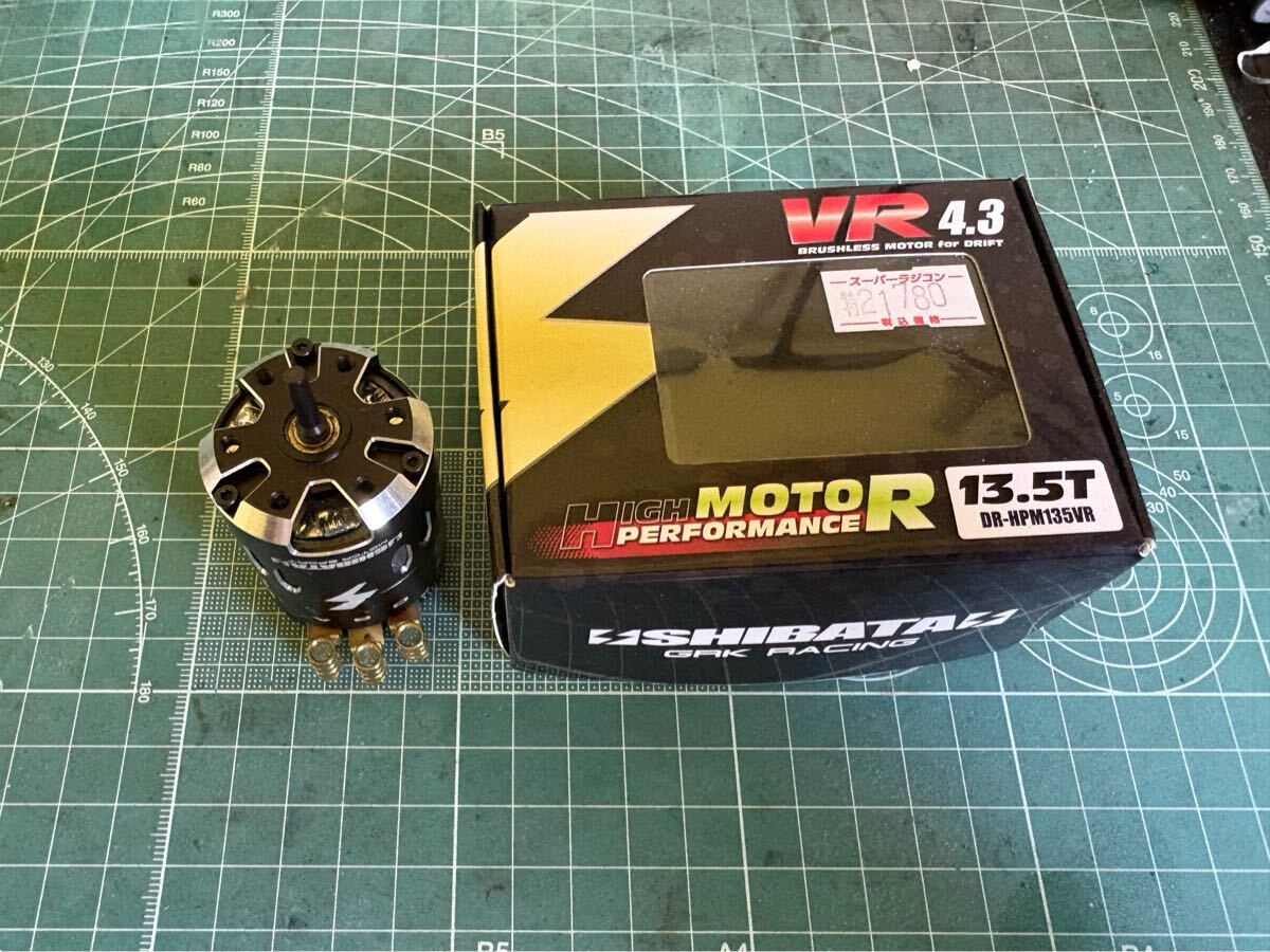 SHIBATA DR-HPM135VR ブラシレスモーター 13.5T VR4.3 ジャンク品拍卖