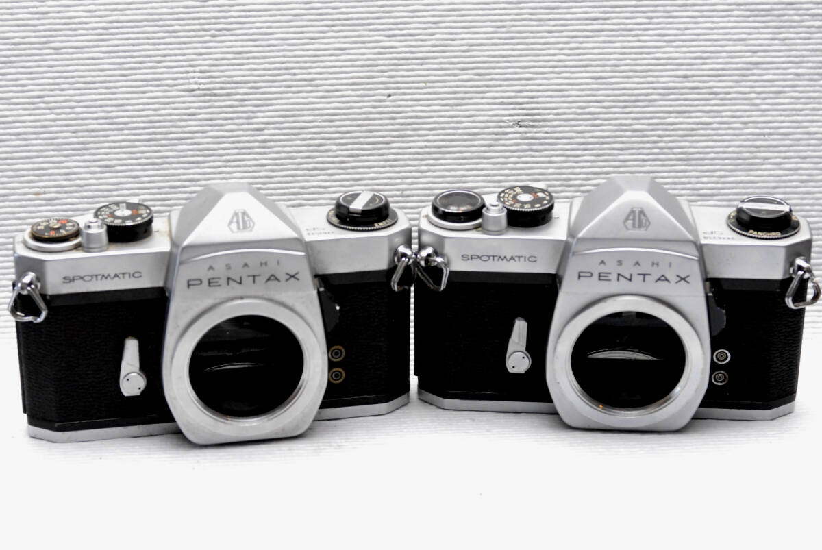 PENTAX ペンタックス製 M42マウント専用 昔の高級一眼レフカメラSPボディ 2台まとめて 希少品 拍卖