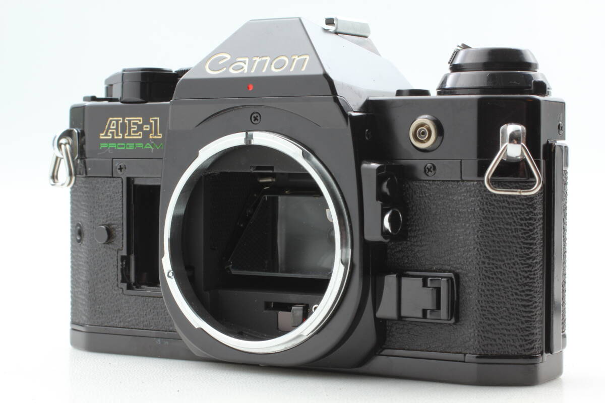 1円出品 キヤノン Canon AE-1 Program 35mm フィルムカメラ ボディ キャップ ストラップ Film Camera Body 0706拍卖