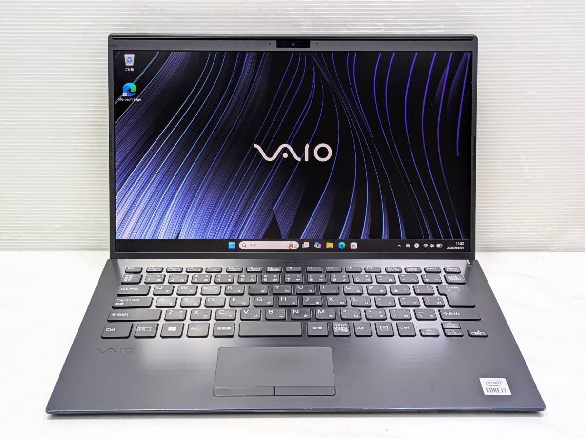 SIMフリー 第10世代 Core i7-1065G1搭載 VAIO Pro PK VJPK13 メモリー16G SSD256G 14.0インチフルHD液晶 Webカメラ Wifi LTE Windows11拍卖