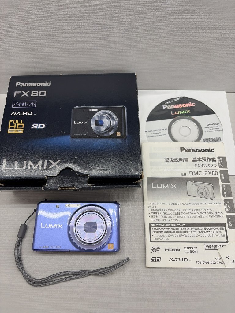 ☆ Panasonic LUMIX FX80 パナソニック コンパクトデジタルカメラ 動作未確認 現状品 TK251427拍卖
