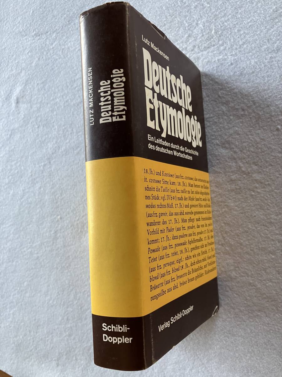 【洋書】Deutsche Etymologie / Lutz Mackensen『ドイツ語 語源辞典』Schibli-Doppler 1977年 ☆ ドイツ語学 ゲルマン語 言語学 古書拍卖
