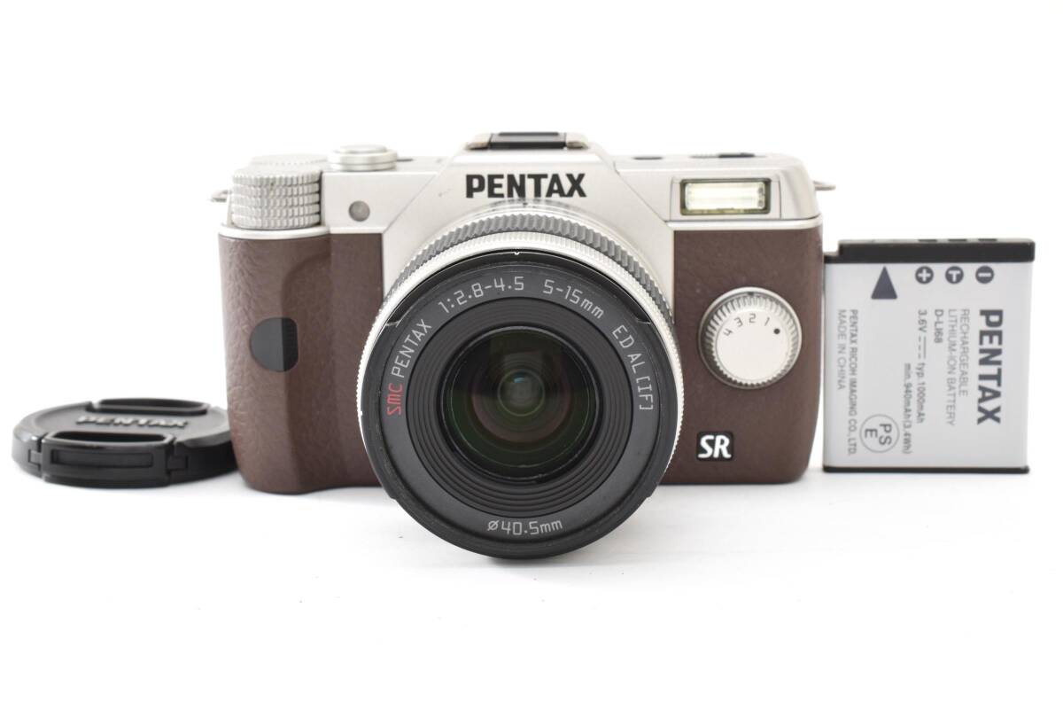 ■ 美品 ■ ペンタックス PENTAX Q10 レンズキット ブラウン #A910-2907M10001691拍卖