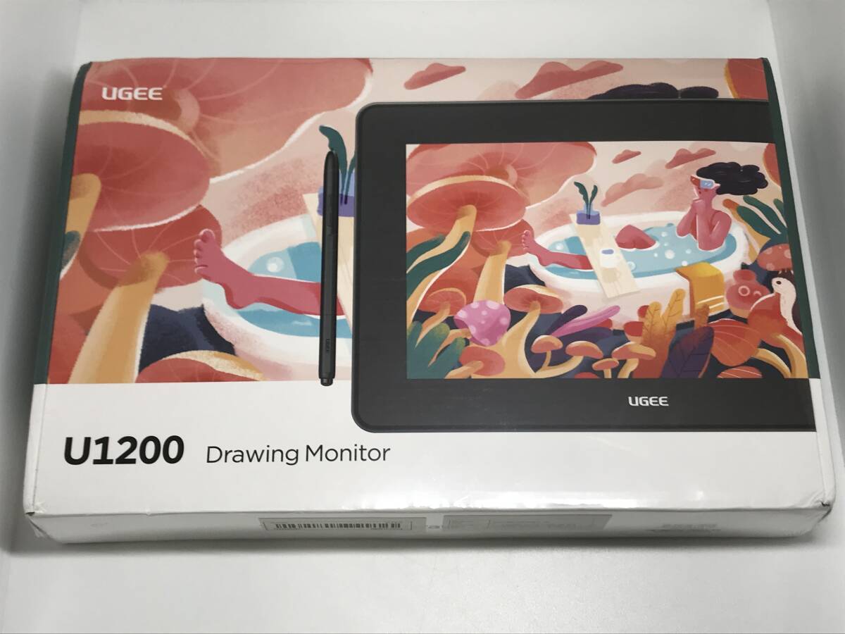 【未開封品】UGEE U1200 Drawing Monitor 液晶ペンタブレット 11.9インチ 解像度 1920×1080 液タブ タブレット デジタルイラスト 趣味拍卖