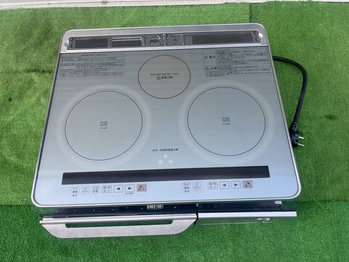 美品 National ナショナル IHクッキングヒーター ビルトインコンロ CH-HS6C 単相200V IH調理器 動作OK 5800W 松下電器産業拍卖