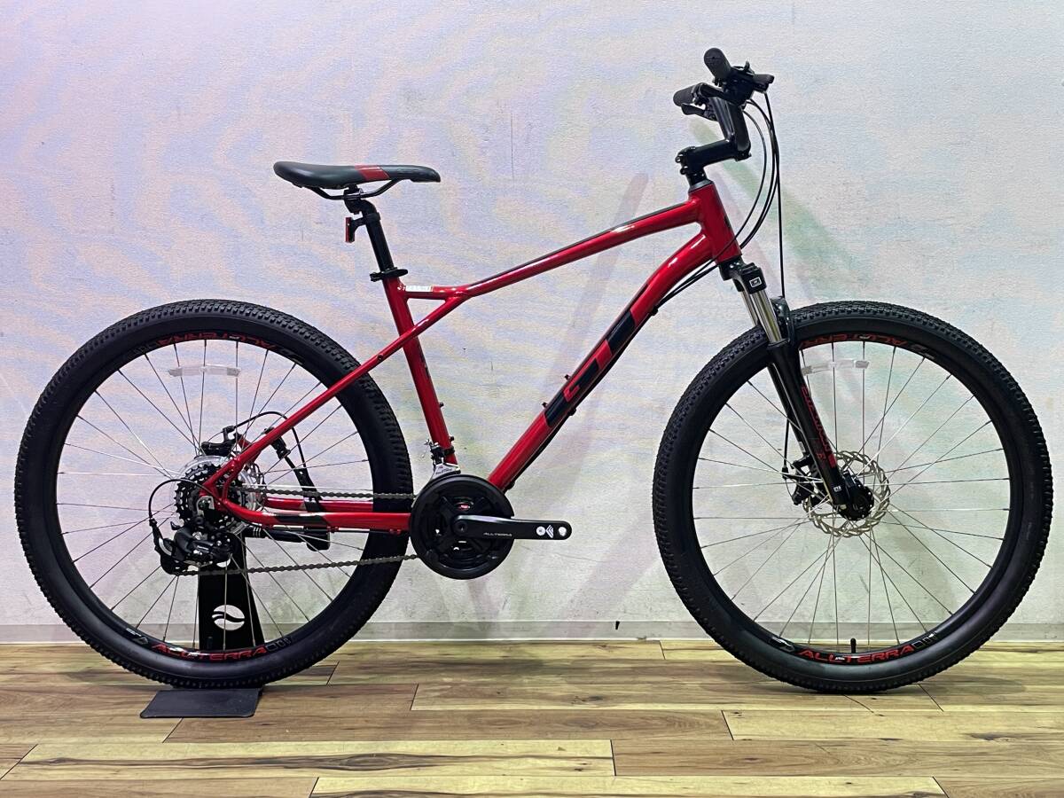 S1650 ■USED■GT ジーティー AGGRESSOR Sport アグレッサー スポーツ レッド 2023 M 3×7s アルミ マウンテンバイク MTB拍卖