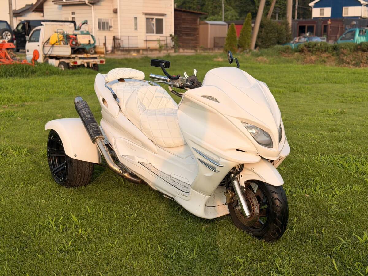 ヤマハ マジェスティ250Cトライク!12576km!茨城県!全国配送可能!動画付き!書類あり ...拍卖