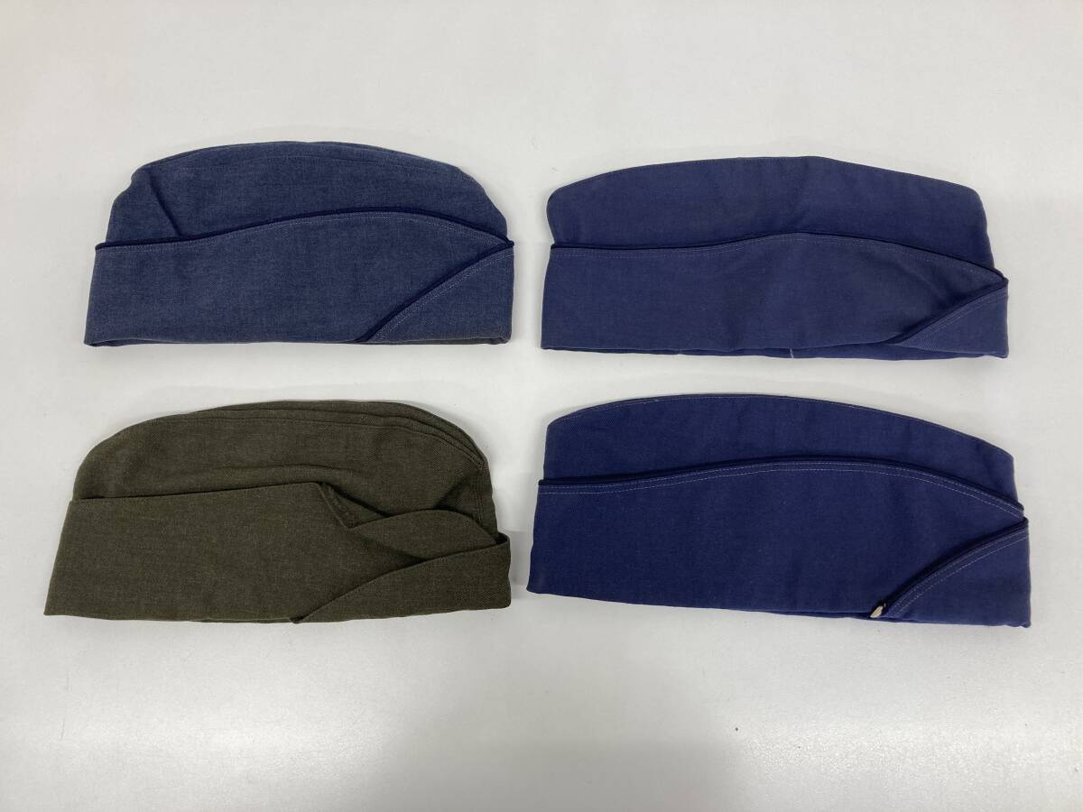 ネコe ギャリソンキャップ キャップ 4点 セット まとめ 米軍 アメリカ ミリタリー ビンテージ 帽子 ※ジャンク 詳細不明拍卖