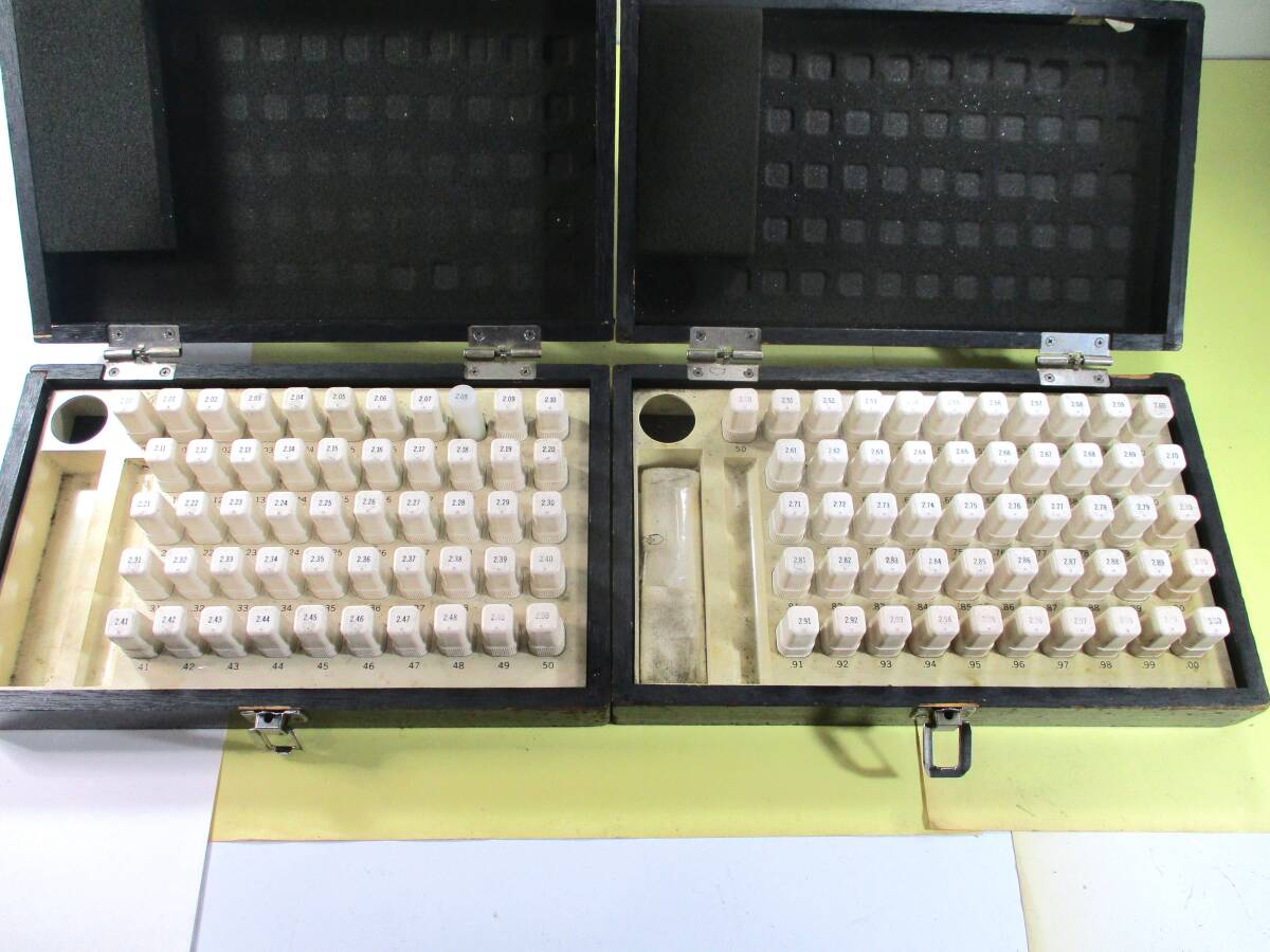 格安出品!! CC-2A/CC-2B ピンゲージセット 51本組/2箱1山 (アイゼン) 2.00~3.00 0.01とび 基準器(ゲージ マイクロ ノギス キャリパー) Q33拍卖
