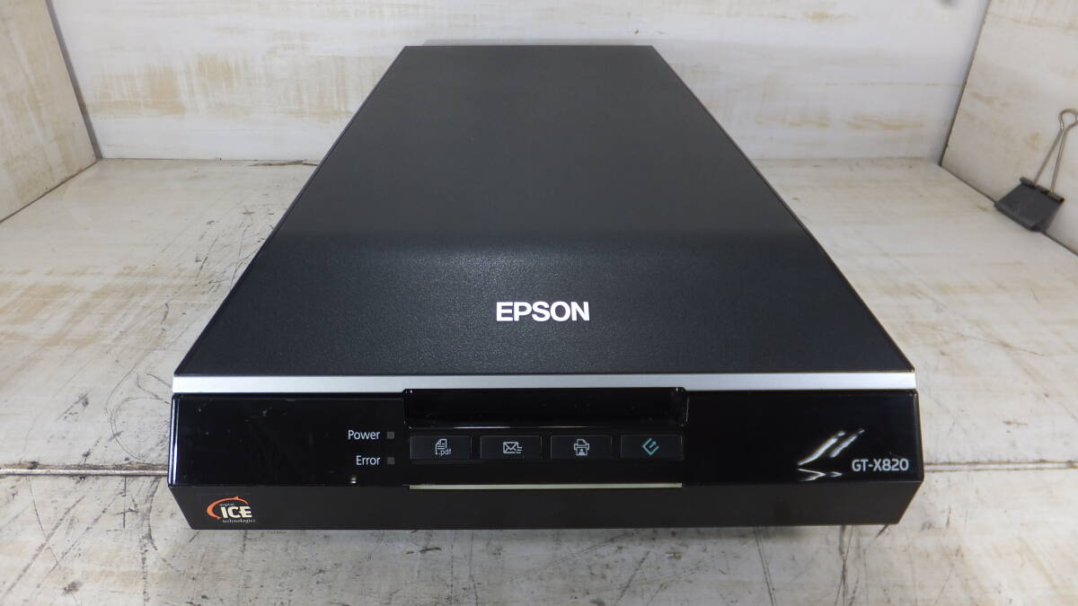 1 EPSON GT-X820 A4 フラットベッドスキャナー エプソン 本体のみ拍卖