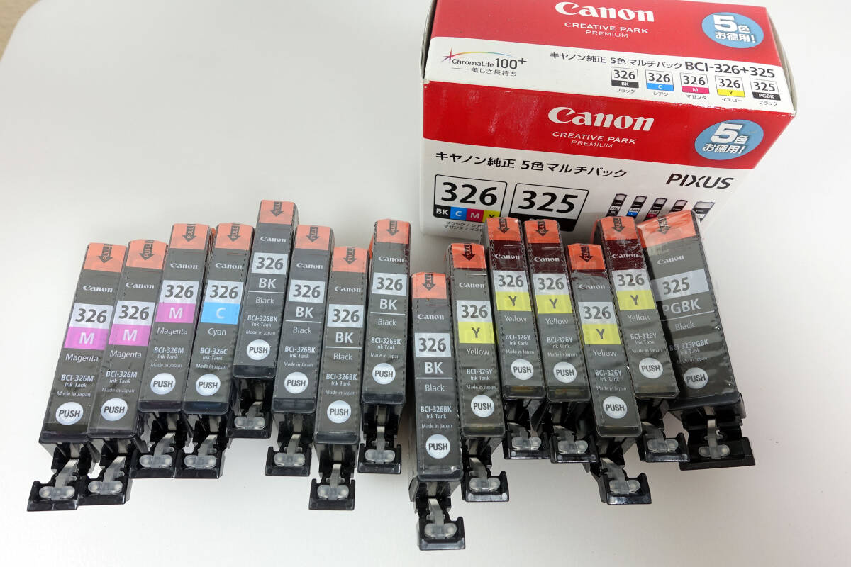 Canon BCI-325 BCI-326 * キヤノン 純正インクカートリッジ 20本拍卖