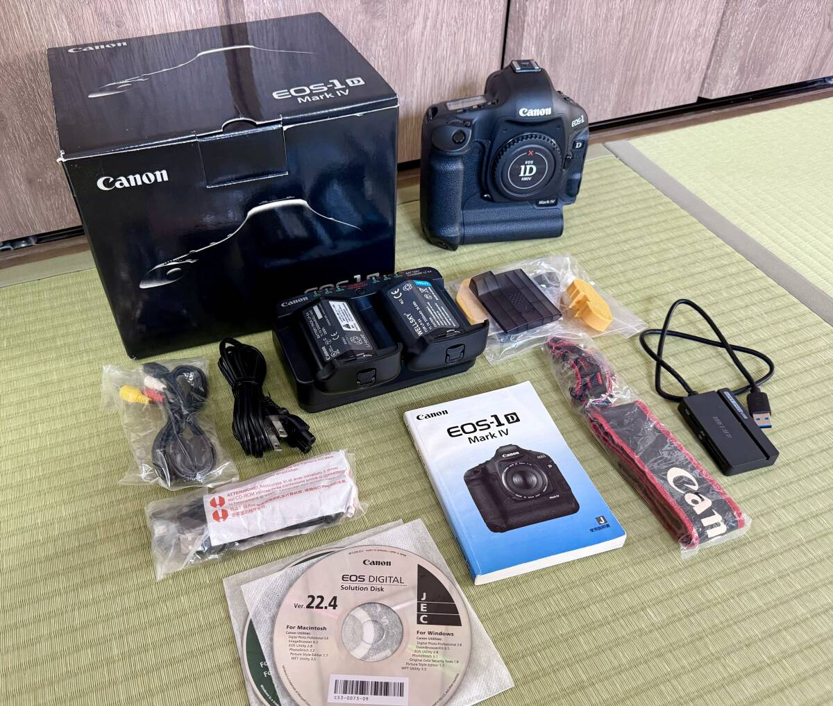 「中古・美品」 CANON EOS-1D Mark IV 元箱 ショット数4万回 デジタル一眼 キヤノン 拍卖