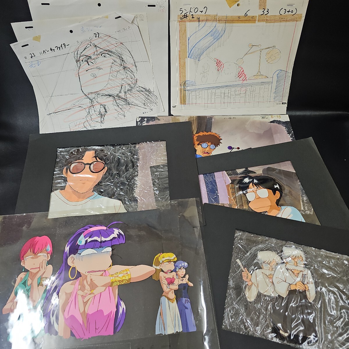 セル画 関連まとめて いろいろ 絵コンテ ランドロック バーチャファイター 他拍卖