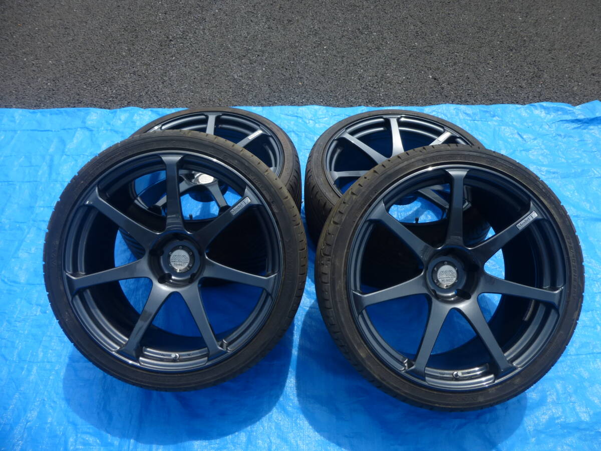 貴重!レア品!YOKOHAMA ヨコハマ AVS モデルT7 Model T7 19インチ 10J +15 5H-114.3 275/30R19 BCNR33 R34 GT-R Z33 Z34 FD3S等に♪拍卖