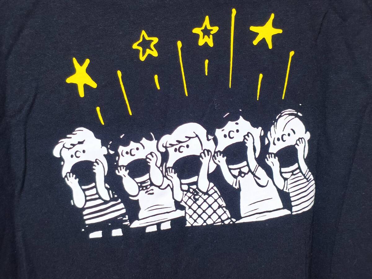 美品M(L相当?) UT Peanut Tシャツ チャーリーブラウン CHARLIE BROWN スヌーピー SNOOPY ピーナッツ UNIQLO ユニクロ 黒ブラック拍卖