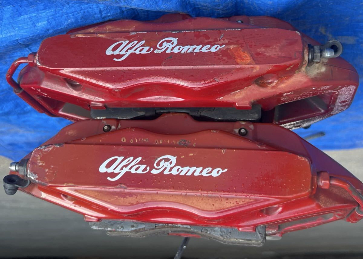 アルファロメオ ジュリエッタ ブレンボ brembo フロント ブレーキ キャリパー 左右セット 純正拍卖