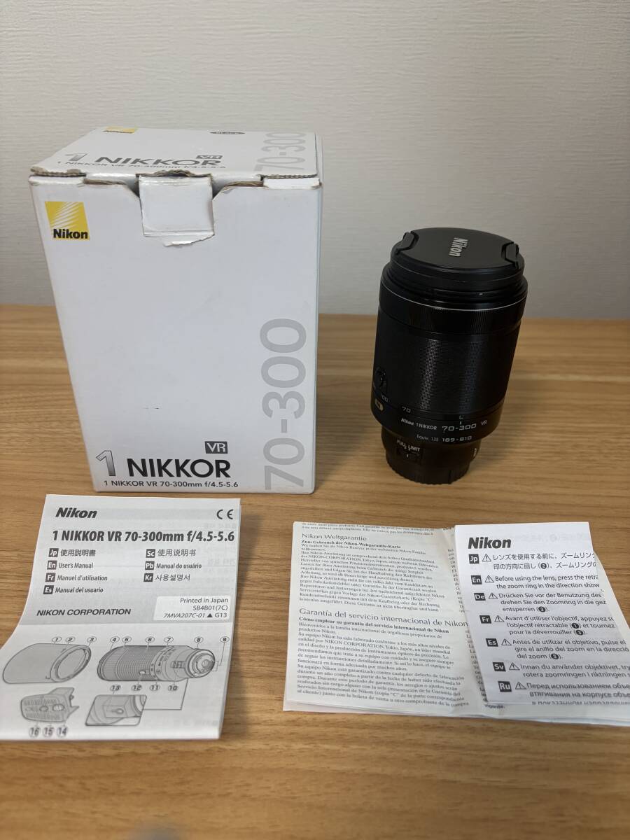 ★1円スタート★ Nikon ニコン 1 NIKKOR VR 70-300mm f/4.5-5.6 BLACK レンズ ジャンク拍卖