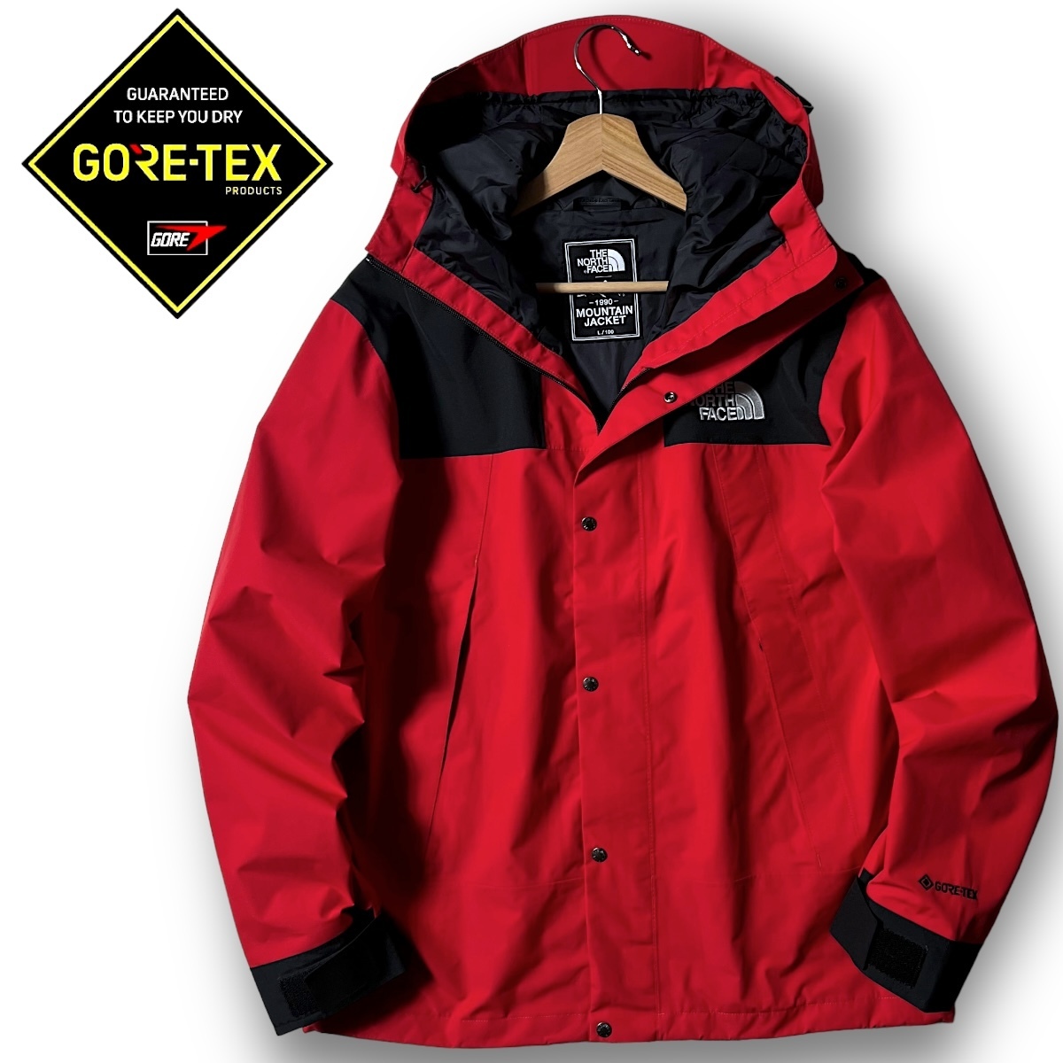 新品 THE NORTH FACE ノースフェイス 1990 GORE-TEX 撥水 防水 防風 透湿 フルジップ マウンテンジャケット マウンテンパーカー L B11292拍卖