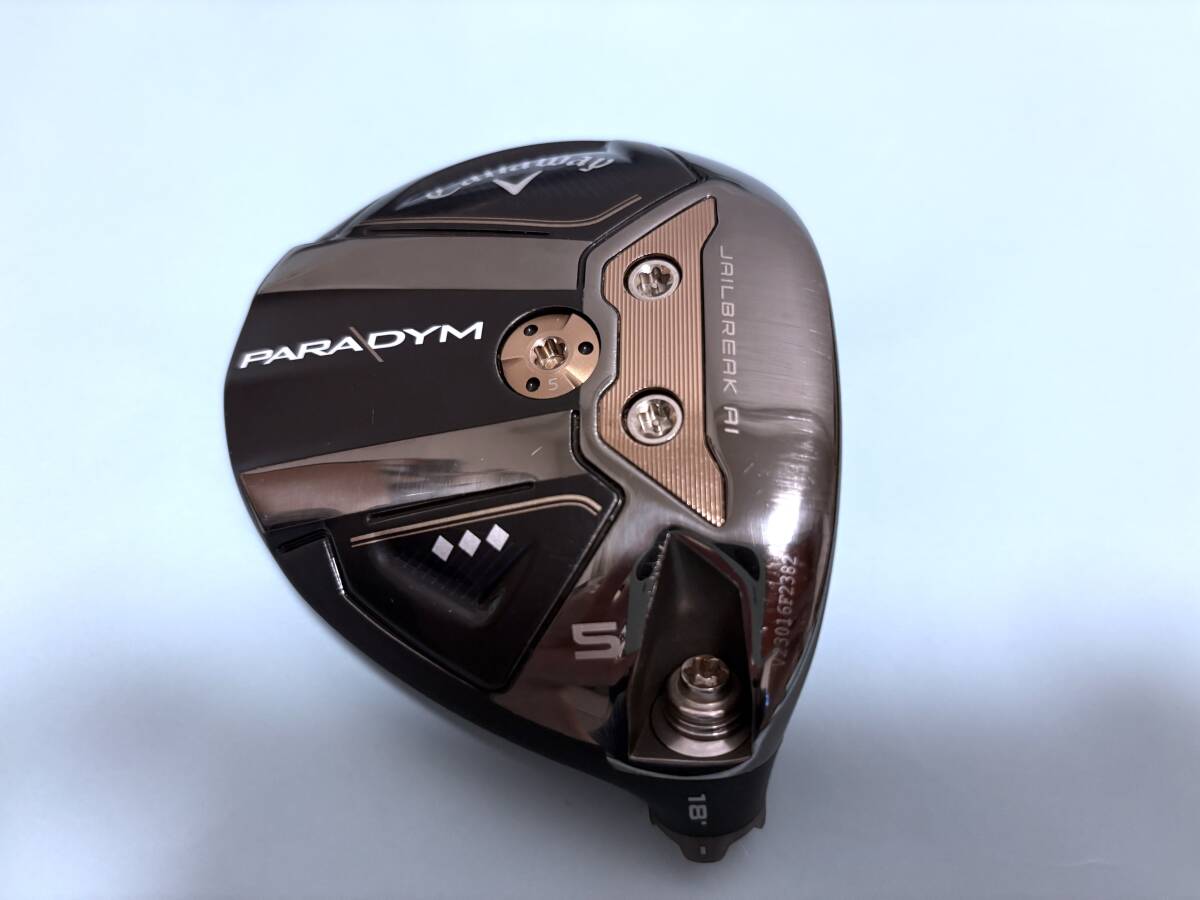 【中古】キャロウェイゴルフ PARADYM パラダイム トリプルダイヤモンド ◆◆◆ フェアウェイウッド 5W 18° ヘッドカバーは未使用拍卖