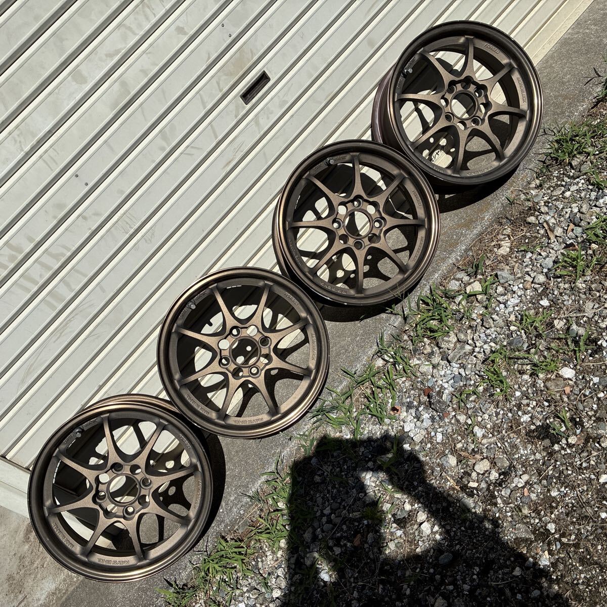 RAYS VOLK RACING CE28N 鍛造ホイール 4本セット ブロンズ 5J PCD100 off35拍卖