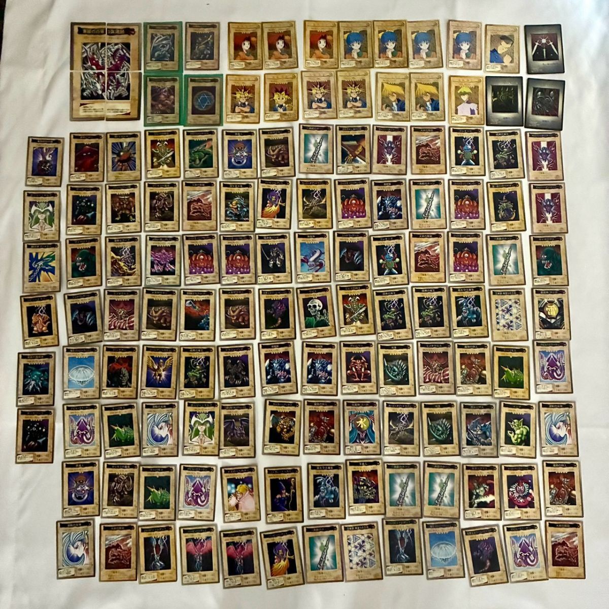 1円~④【送料230円】遊戯王 バンダイ版 カードダス 136枚まとめ 連結ブルーアイズ・ホワイト・ドラゴン 他 初期 レトロカードゲーム #④06拍卖