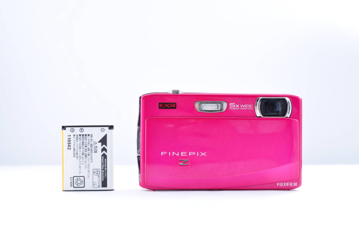 1円〜④【動作確認済み】美品 フジフィルム FUJIFILM FinePix Z900EXR コンパクトデジタルカメラ ピンク バッテリー #①17拍卖