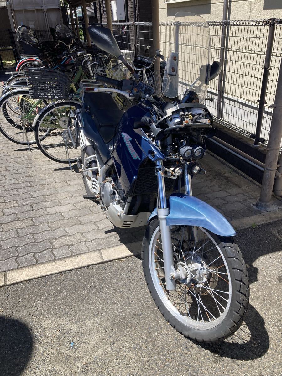 カワサキ KLE-250 アネーロ バッテリー無し全体的にサビ拍卖