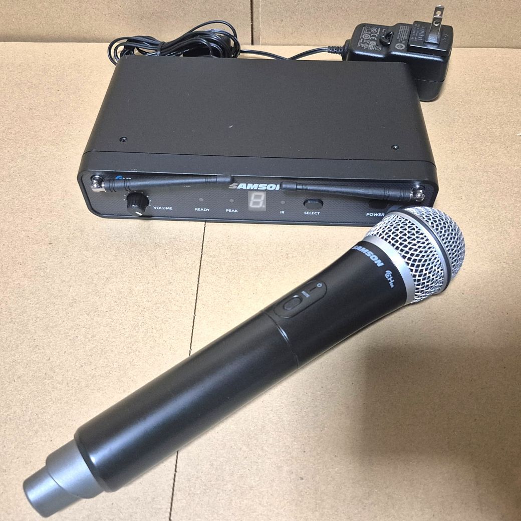 ワイヤレスマイク セット サムソン SAMSON レシーバー CR88 マイク CH88 60s26-1819拍卖
