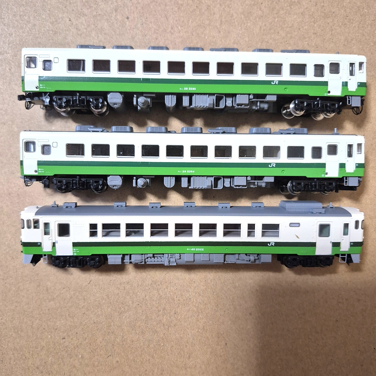 傷汚れほとんどなし Nゲージ TOMIX トミックス 3両 JR キハ40-2000形M車 キハ28-2380T車 キハ28-2384T車 東北地域本社色 60s26-1744-2拍卖