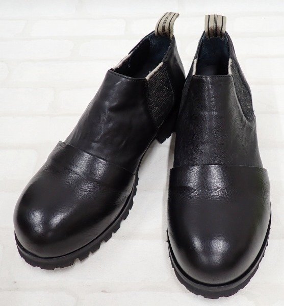 3S5226■ZIGGY CHEN half boots 0M2533002 ジギーチェン ハーフブーツ カーフレザー 42拍卖